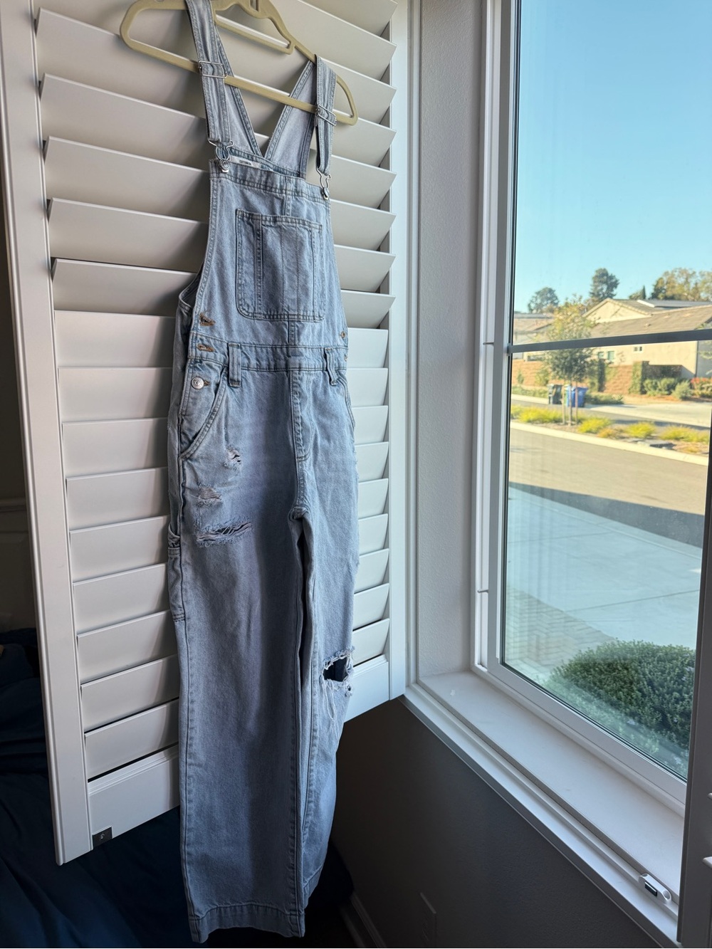Cotton On Light Wash Denim Overalls - Casual Women's Jumpsuit